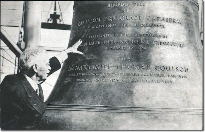 44-bell carillon for Grace Cathedral in San Francisco