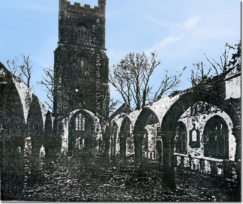 Lewannick Church Fire