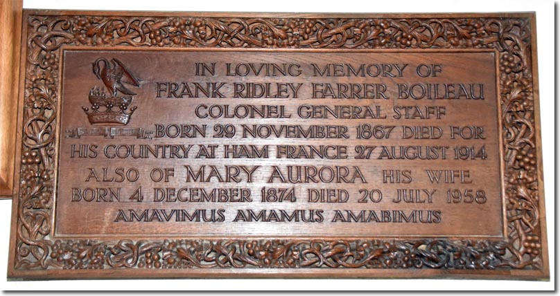 Colonel Frank Ridley Farrer Boileau