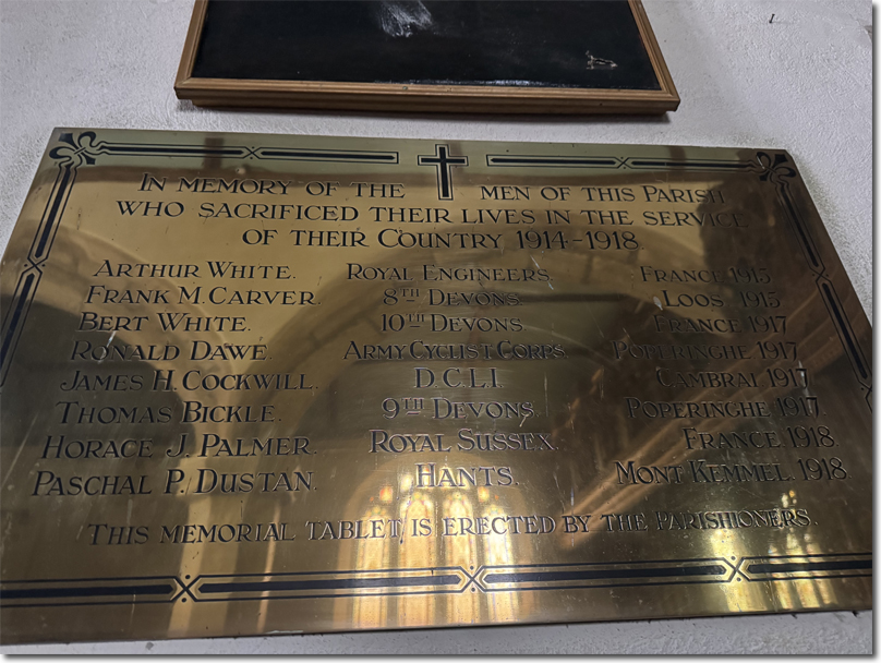 Lewtrenchard War Dead